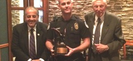 Officer receives Borrell award for donating bone marrow.