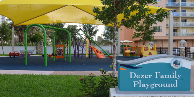 The playground at Intracoastal Park.