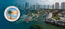 City seal over a picture of the City of Sunny Isles Beach.