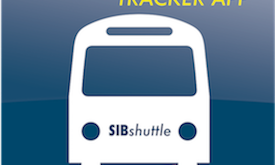 The logo for the SIBshuttle app.