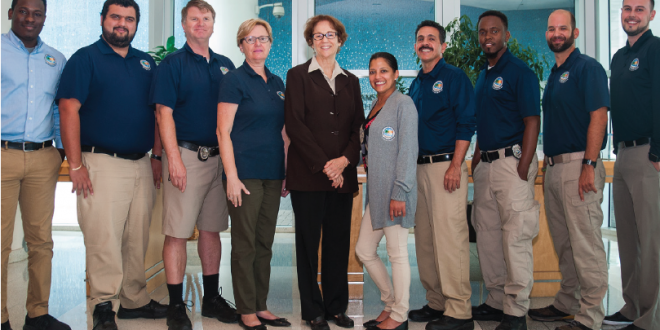 A posed photo of members of the Sunny Isles Beach Code Compliance Department.
