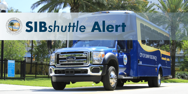 SIBshuttle alert