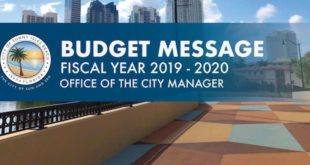Budget Message Fiscal Year 2019 - 2020. Office of the City Manager