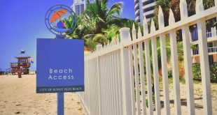 Beach Access Sign