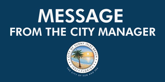 Message from the City Manager
