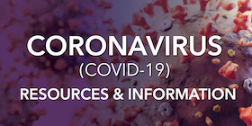 coronavirus resources and information button