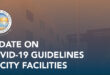 Update on COVID-19 Guidelines at City Facilities