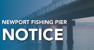 Newport Fishing Pier Notice