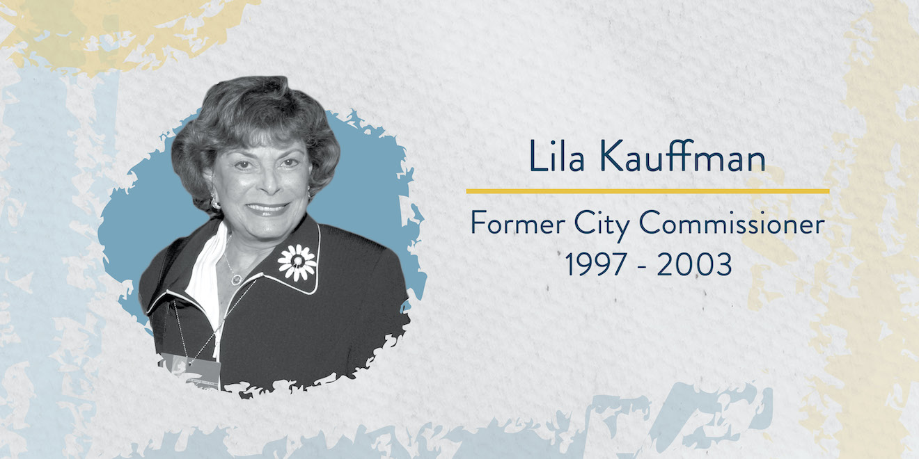 Lila Kauffman Former City Commissioner 1997 - 2003