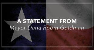A Statement from Mayor Dana Robin Goldman