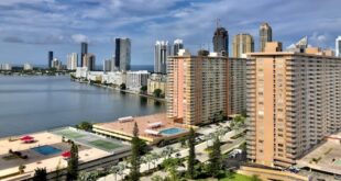 Winston Towers Buildings and Intracoastal Waterway