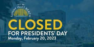 Closed for Presidents' Day