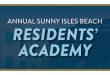 Annual Sunny Isles Beach Residents' Academy