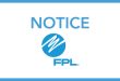 Notice, FPL Logo, FPL