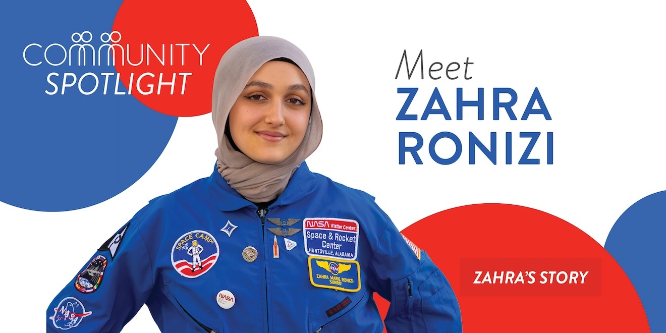 Community Spotlight. Meet Zahra Ronizi